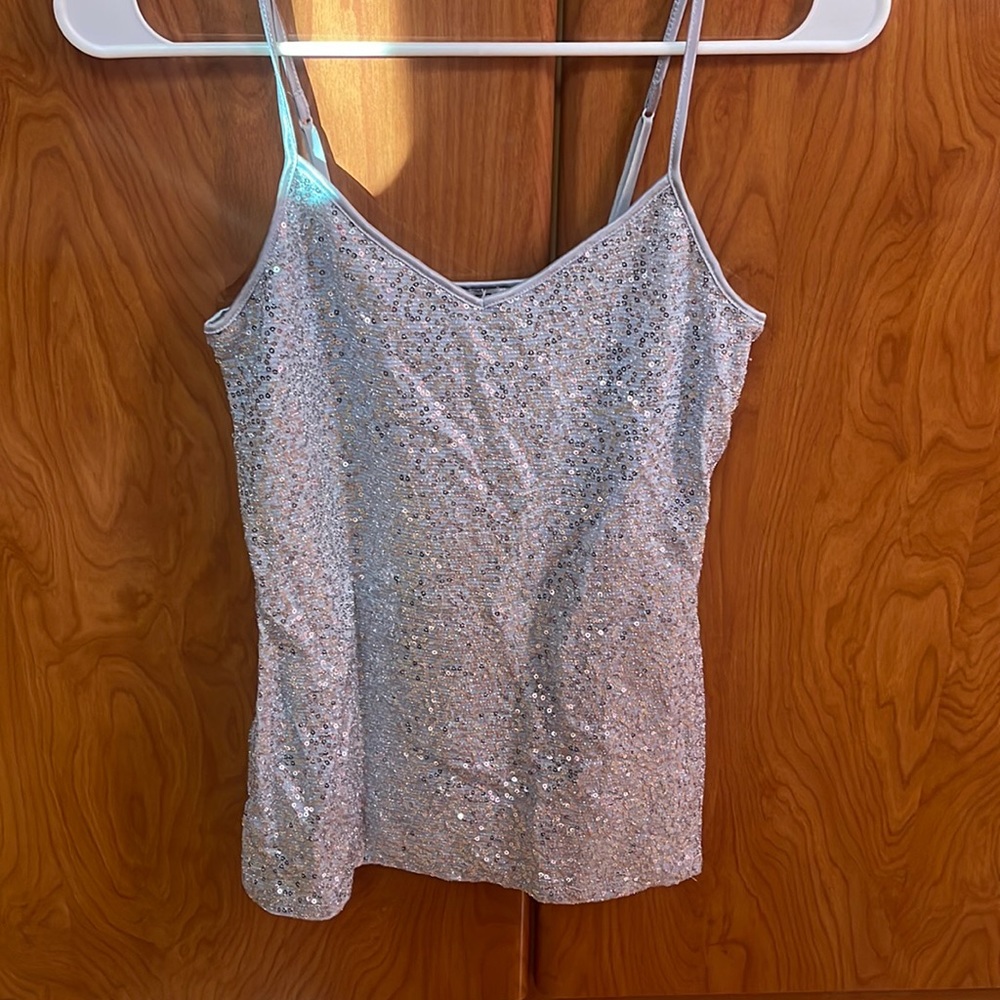 Sequin tank top